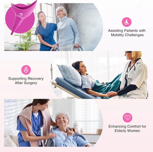 Thumbnail 6 de Sunany Female Urination Device: reusable silicone pee funnel for standing up