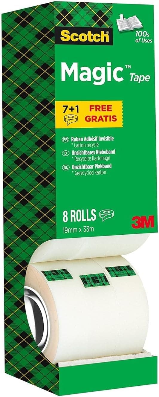 Imagen de Scotch Magic Cinta Adhesiva Invisible 19mm x 33m en OfertitasTOP