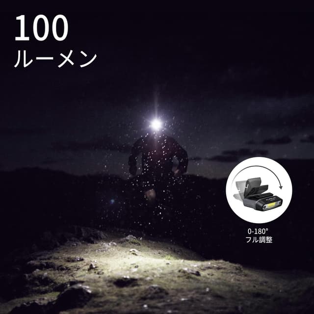 Thumbnail 6 de Klarus HC3 Clip rechargeable : phare LED mains libres avec lumière rouge pour pêche, course et camping