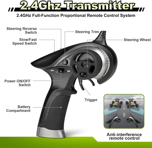 Thumbnail 5 de HAIBOXING 1/18 RC Auto Hailstorm 4WD