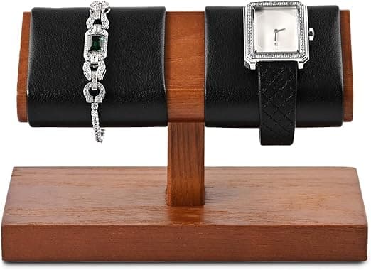 Imagen de Papten Soporte de Madera para Relojes y Joyas 🕰 en OfertitasTOP