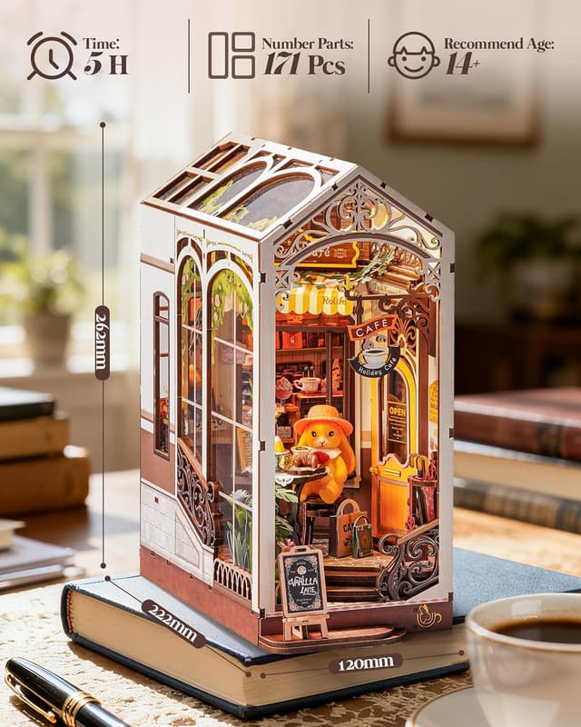 Thumbnail 4 de Rolife Book Nook Café 3,5 h