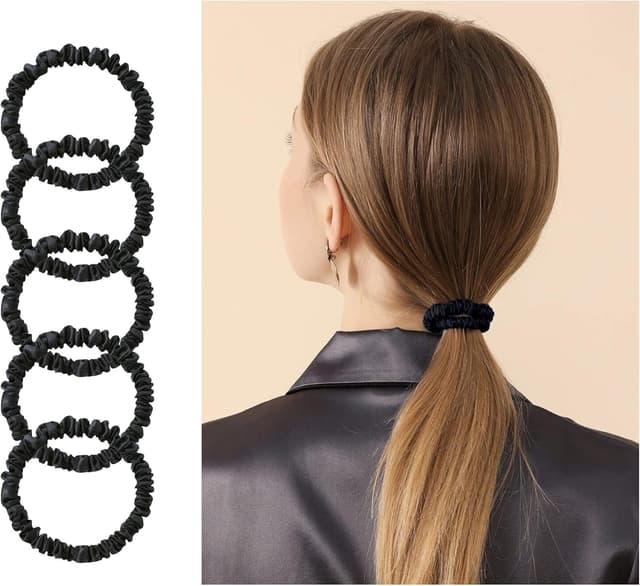 Thumbnail 2 de Townssilk Scrunchies seta 22 momme 5 pezzi 🎀