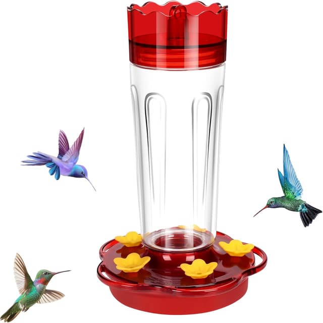 Detalle de Hummingbird Feeders 15 Ounces 2-Pack with Ant Moat 🐦