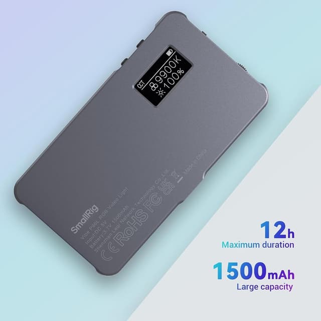 Thumbnail 5 de SMALLRIG P96L RGB Videoleuchte 2500K–8000K