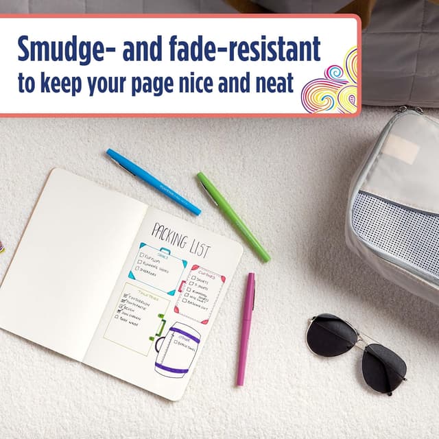 Detalle 2 de Paper Mate Flair Felt Tip Pens (0.7 mm) – Medium Point Retro Assorted Set, 16 Count