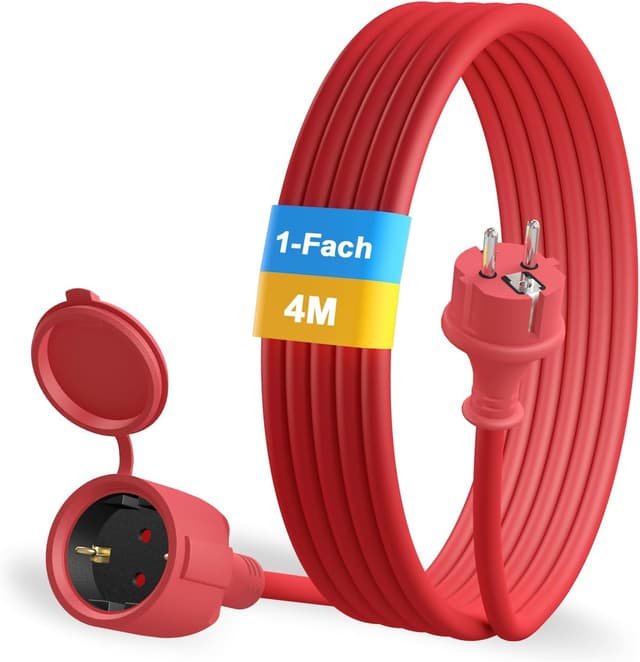 Detalle de YIDE Verlängerungskabel 4 m Outdoor, 3G1,5