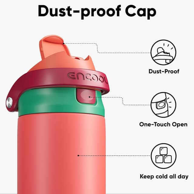 Thumbnail 1 de ENCOOL Leakproof Insulated Water Bottle 32 oz 🥤