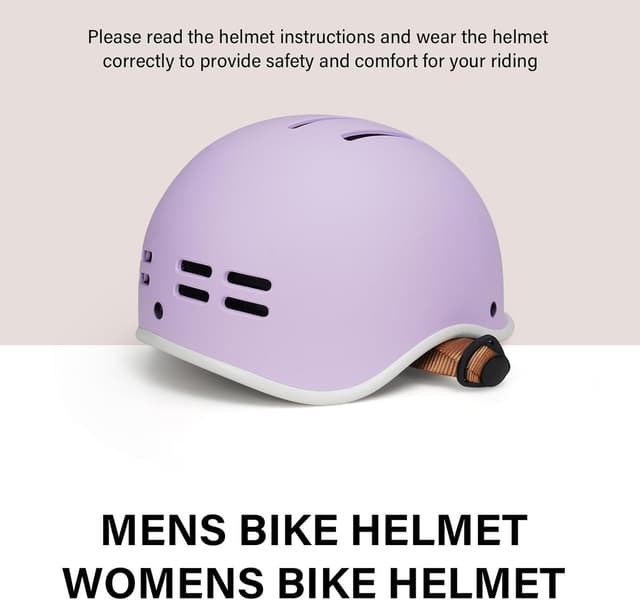 Detalle 2 de Ckorison adult bike helmet with adjustable dial (56–61cm) for commuting, road biking and skating