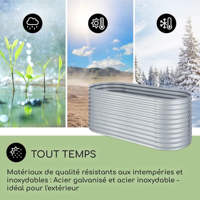 Detalle 2 de blumfeldt High Grow Straight Potager surélevé