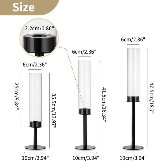 Thumbnail 4 de Nuptio Glaszylinder 6er-Set 🕯