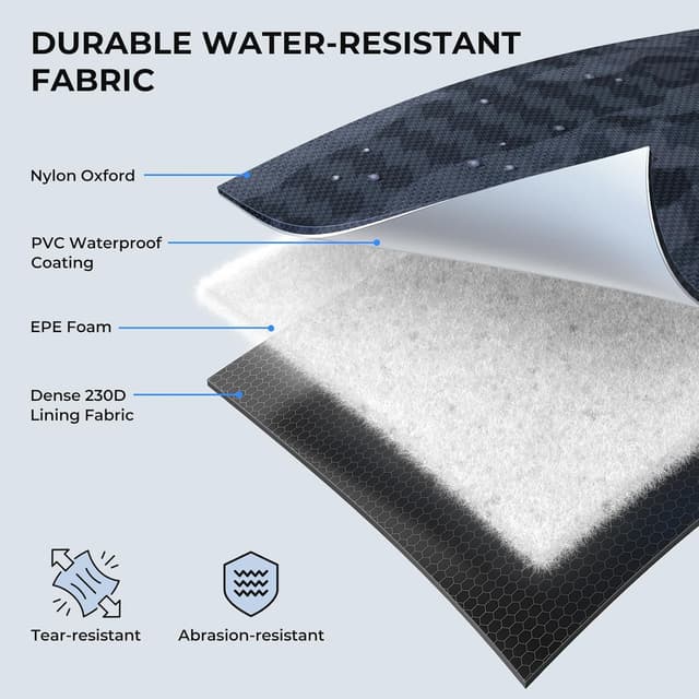 Detalle de KastKing BaitSpace Fishing Sling Bag with Rod & Beverage Holder