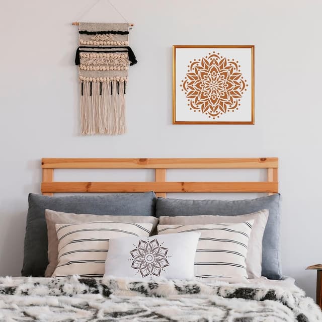 Detalle de MWOOT Mandala Stencils 4 Pack 20x20cm