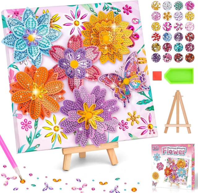 Thumbnail 6 de Diamond Painting Schmetterling Bastelset