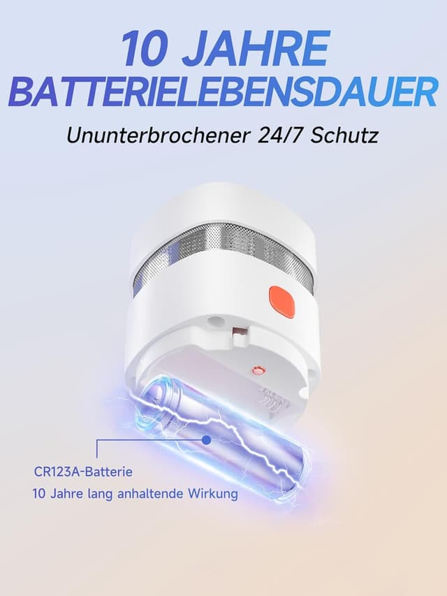 Thumbnail 4 de Heiman Mini Rauchmelder 10 Jahre 85 dB