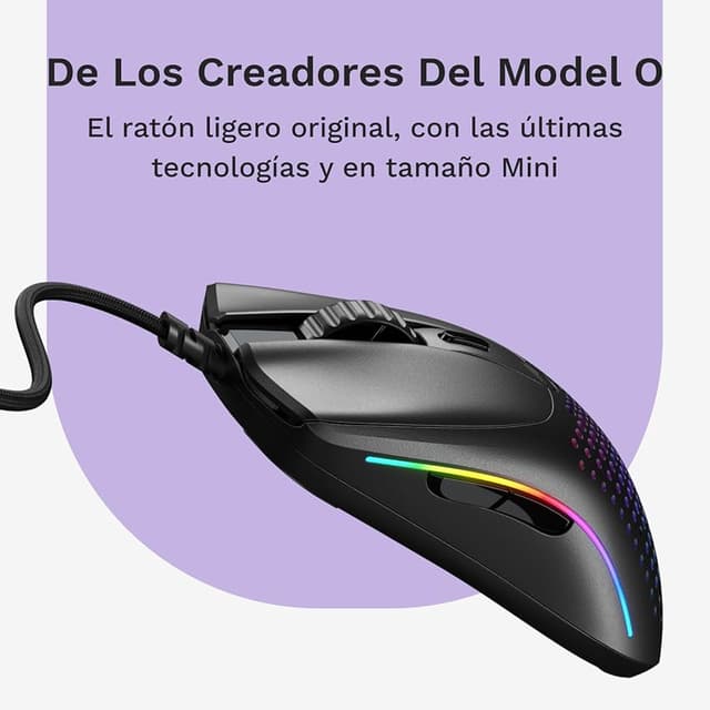 Detalle de Glorious Model O 2 Mini - Ratón Gaming Superligero 🖱