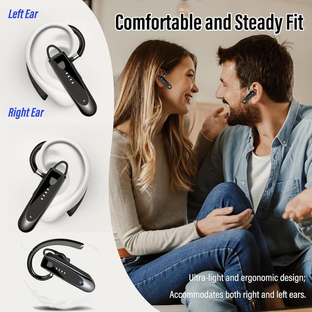 Thumbnail 3 de H08 Bluetooth Headset 20 Std Gesprächszeit 📞