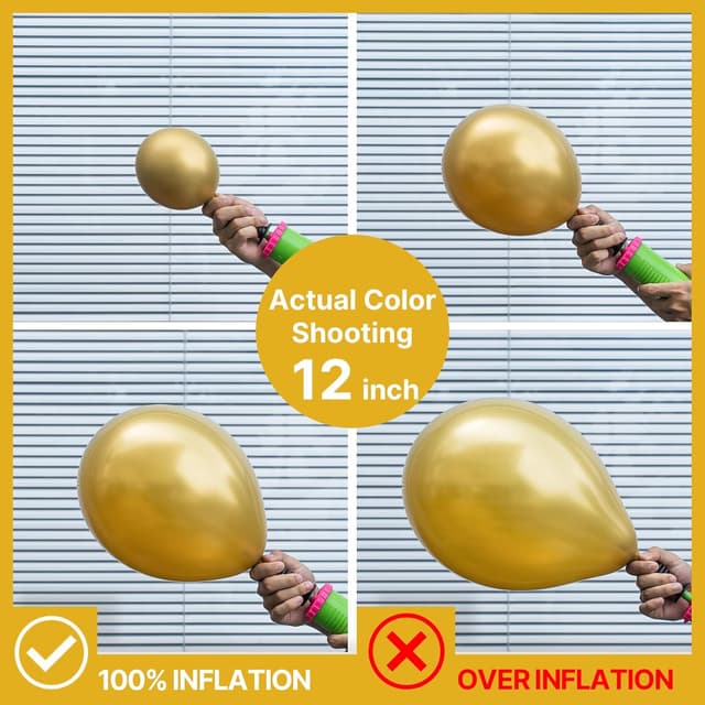 Thumbnail 3 de PartyWoo Gold Balloon Arch Kit 140pcs