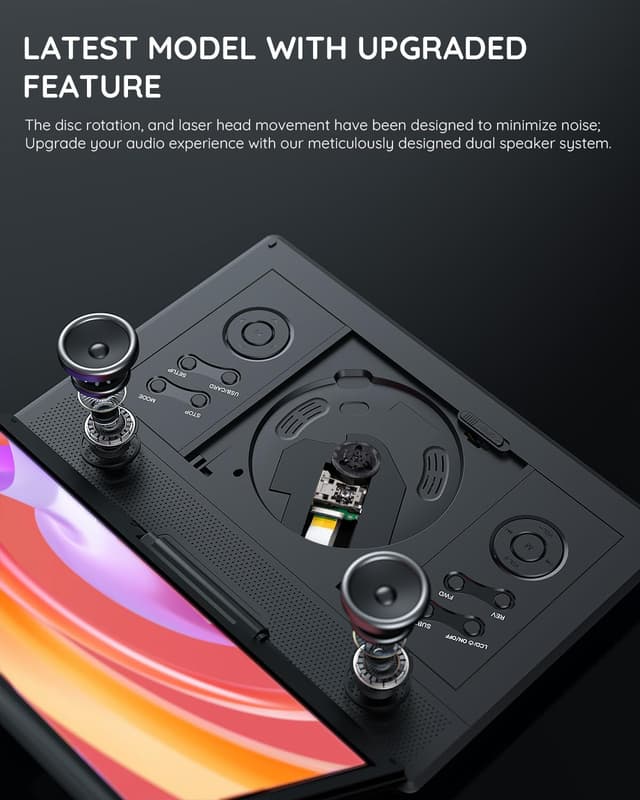 Thumbnail 2 de Boifun 16.9" Portable DVD Player 6 hrs battery 📀