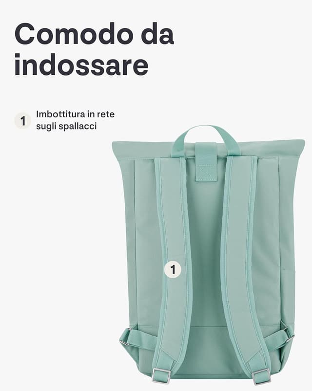 Detalle de Johnny Urban Robin Medium zaino Robin Medium con vano per PC 16” idrorepellente, 15,5 L