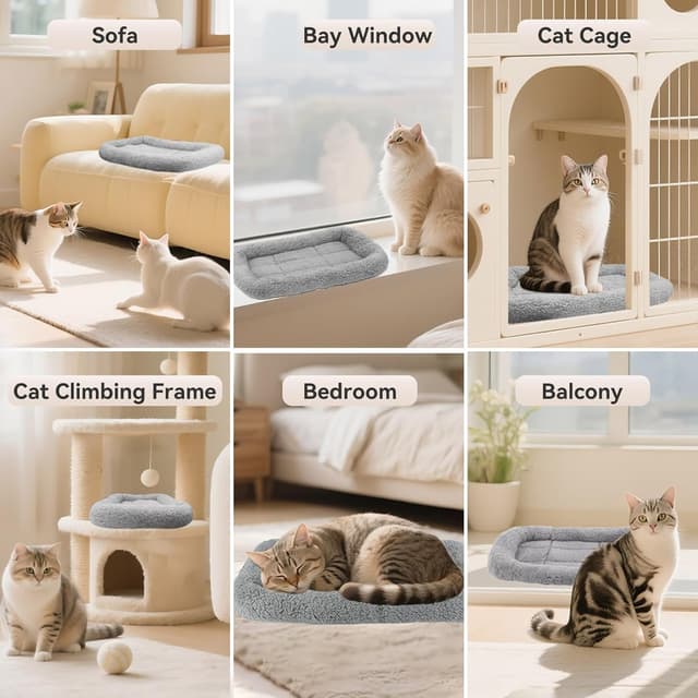 Thumbnail 3 de Namsan Katzenbett Sanft Grau