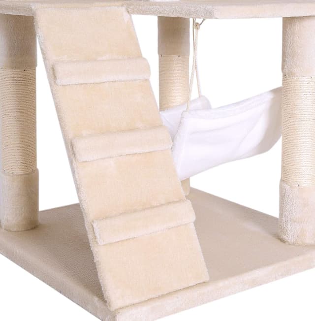 Thumbnail 5 de lionto Katzenkratzbaum mit Hängematte 133 cm