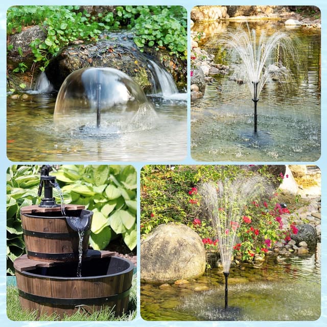 Thumbnail 6 de Biling Teichfilter Komplettset mit Pumpe (2500 l/h) – Teichpumpe mit Filter, 3 Düsen & Durchflussregler