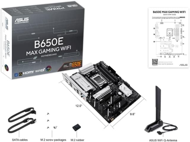 Thumbnail 4 de ASUS B650E Max Carte mère WiFi de Jeu ATX