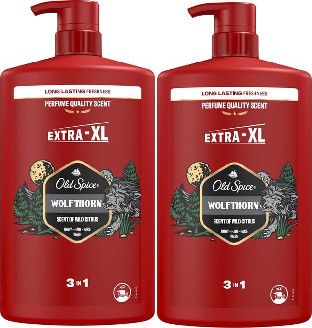 Detalle de Old Spice Wolfthorn Gel 2x1000ml