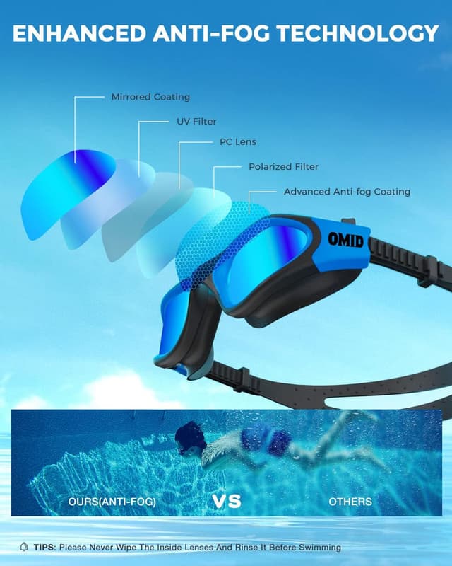 Thumbnail 3 de OMID P2mini Kids Polarized Swim Goggles