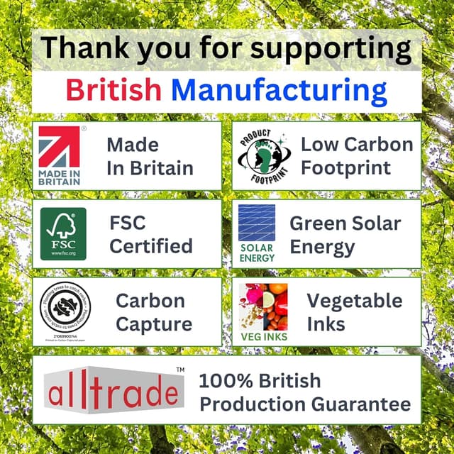 Detalle de ALLTRADE Calendar 2026 Royal Navy Marines Official – eco-friendly UK-made desk or wall calendar