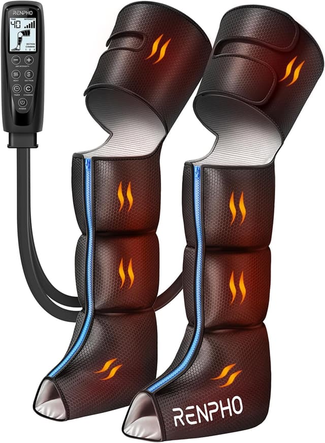 Detalle de RENPHO Chauffage Bottes Pressothérapie Jambes 70 cm