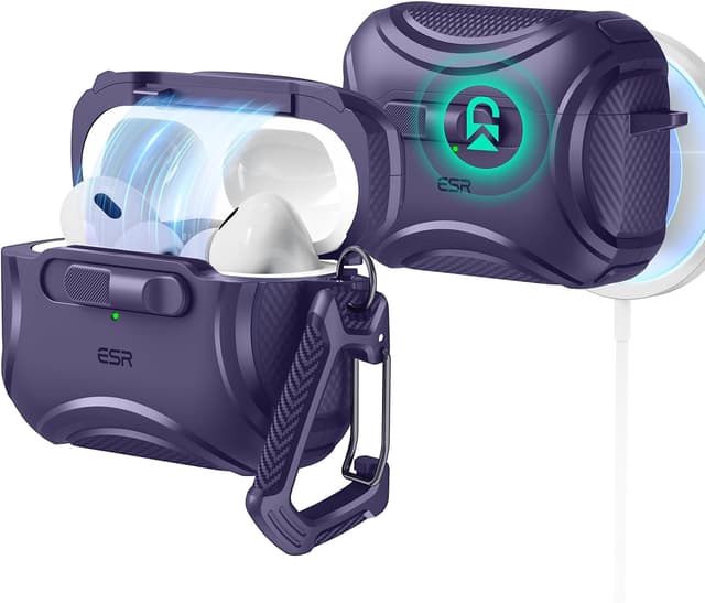 Detalle de ESR AirPods Pro 2 Case MagSafe, Drop-Proof