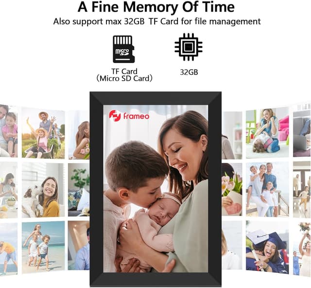 Thumbnail 3 de FRAMEO Digitaler Bilderrahmen 32 GB 10,1 Zoll