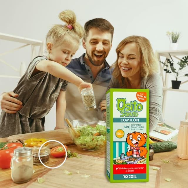 Detalle 2 de Osito Sanito Comilón 150 ml jarabe