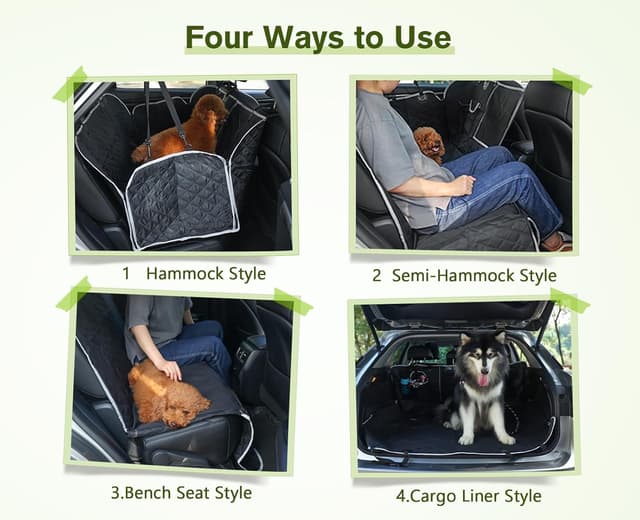 Thumbnail 3 de Pecute Dog Car Seat Cover for Dogs 146x136cm 🛫