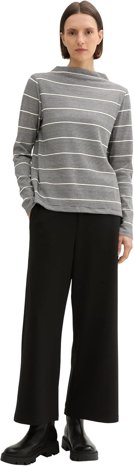 Detalle 2 de TOM TAILOR maglietta donna a maniche lunghe