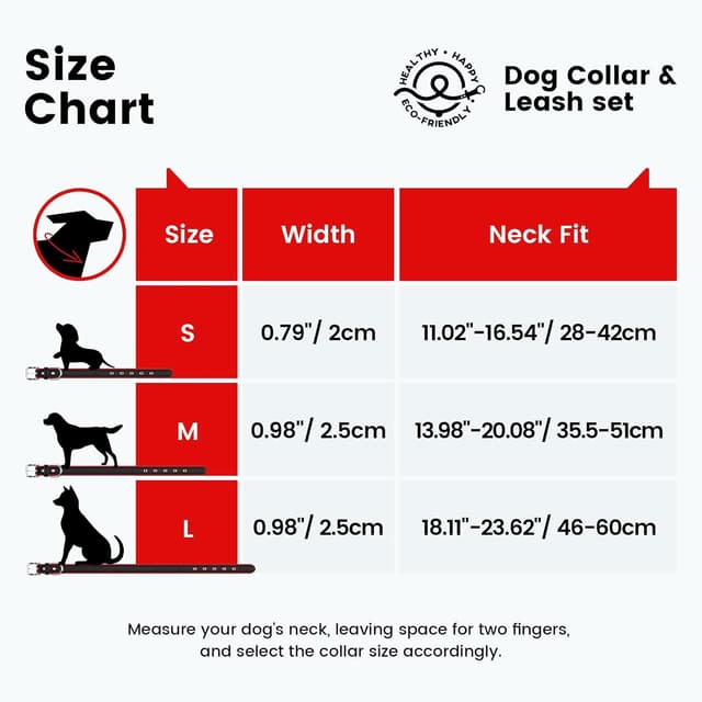 Thumbnail 6 de PawView Leather Padded Dog Collar M (35.5–51 cm)