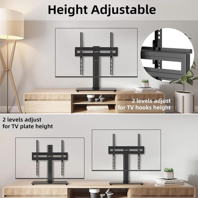 Detalle 2 de Suptek TS202 swivel TV stand 45kg VESA