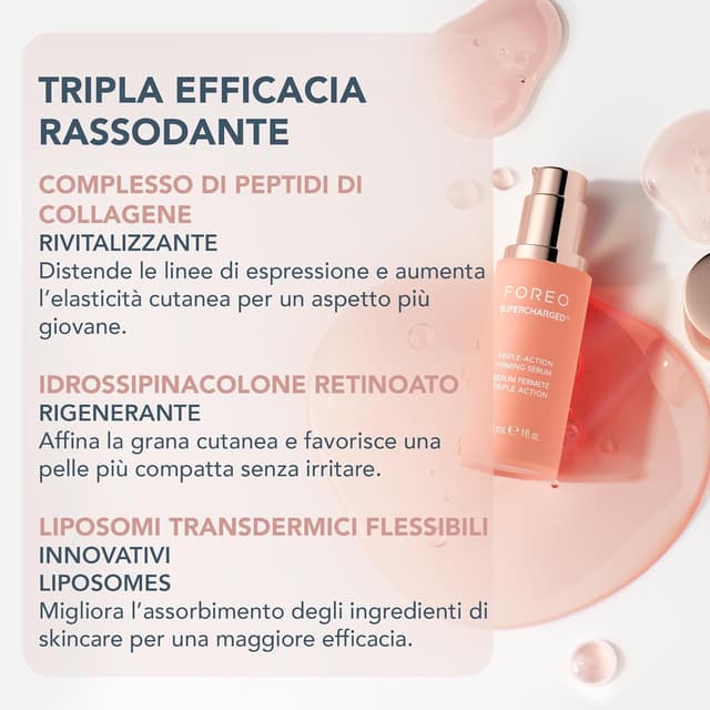 Detalle 2 de Siero rassodante FOREO Supercharged 30 ml