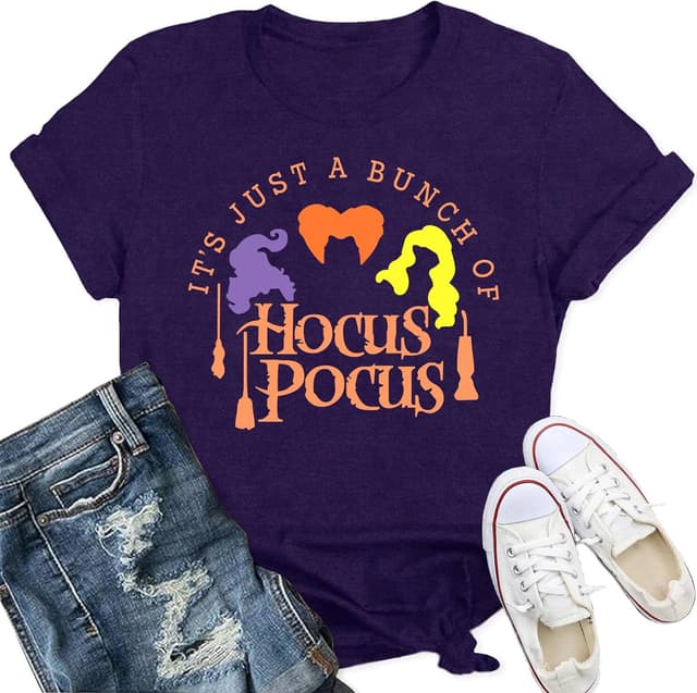 Thumbnail 6 de Qskall Sanderson Sisters Halloween tee
