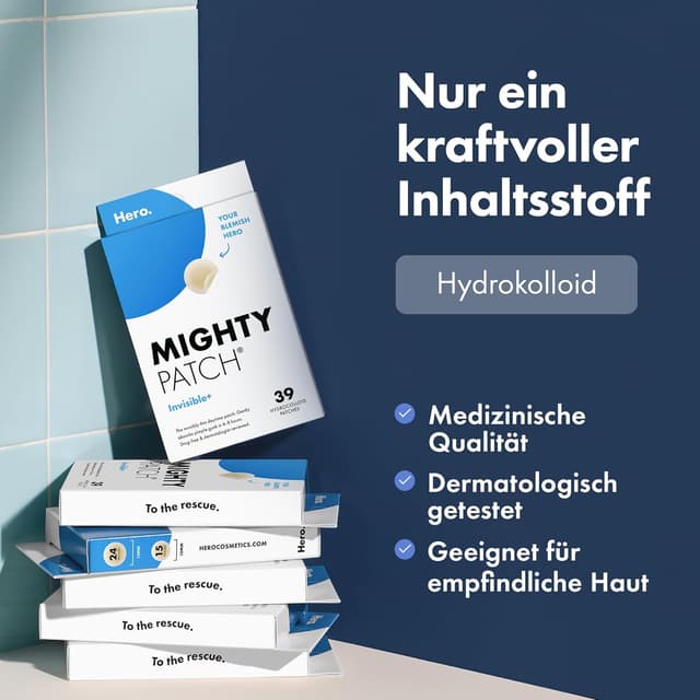 Detalle 1 de Hydrokolloid-Pickelpatch 39 Stück von Hero Cosmetics