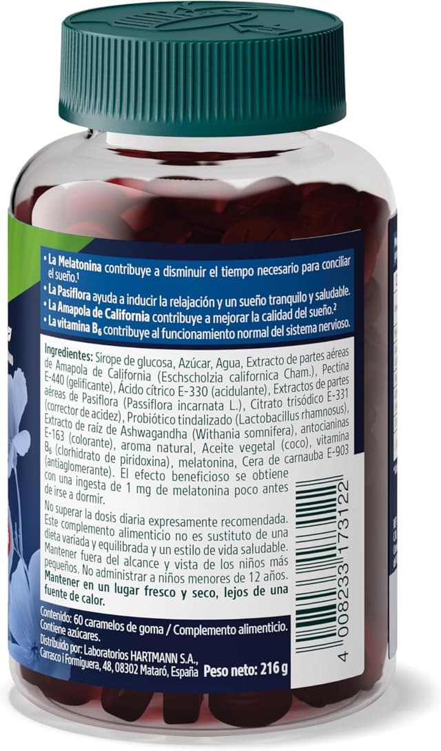 Detalle 2 de Kneipp Sueño Gummies 60 gominolas 🍬