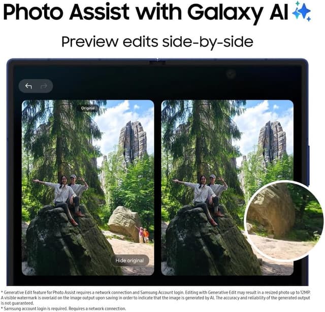 Thumbnail 6 de Samsung Galaxy Z Fold7 AI Phone (UK Version) – Blue Shadow, 512GB, 12GB RAM, 200MP camera