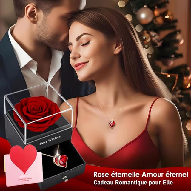 Imagen de Willuck Rose eternelle Cadeau Femme 🌹 en OfertitasTOP