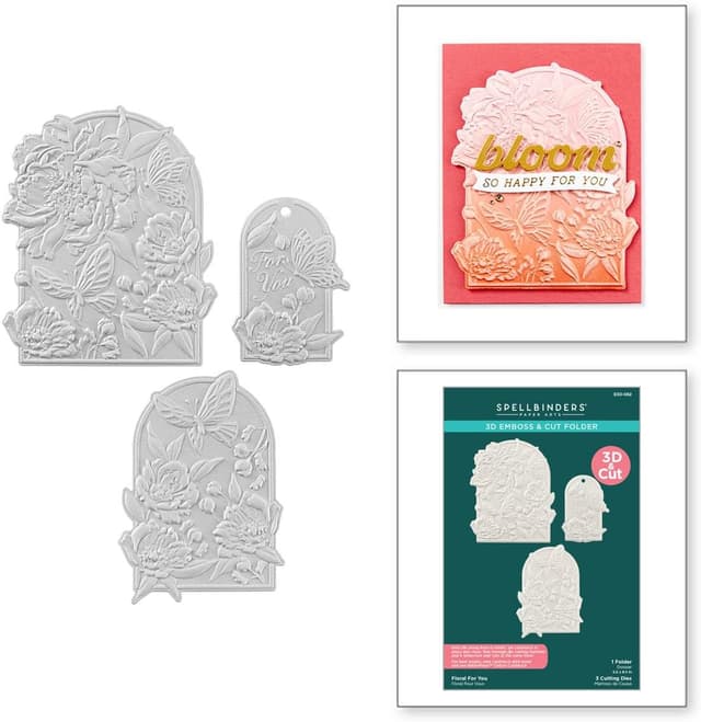 Detalle 2 de Spellbinders The Sealed 3D Botanicals E3D-082 classeur