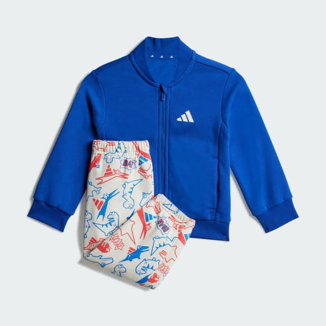 Detalle de Adidas Chándal Seasonal Essentials Adiraptor Fleece Kids azul