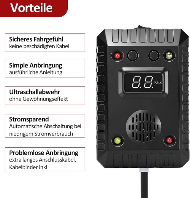 Thumbnail 1 de ANIREPUR Marderschreck Auto Ultraschall 12V