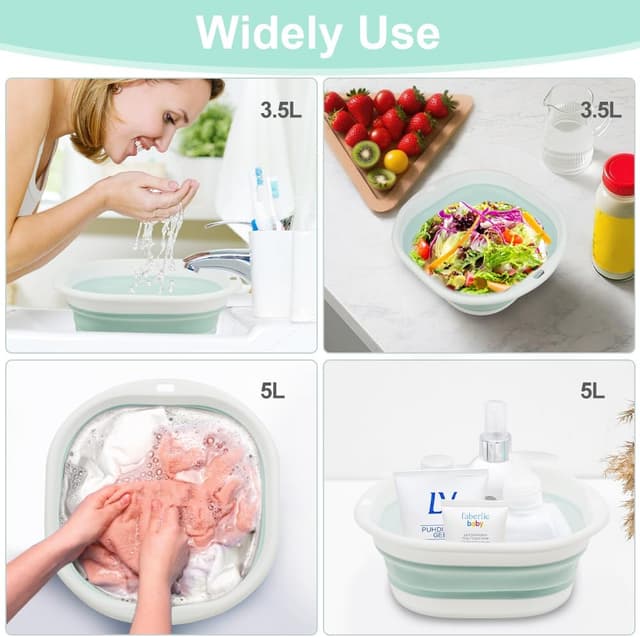 Thumbnail 4 de flintronic Barreño Plegable 3,5 L lavabo portátil