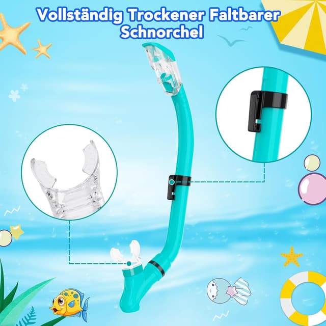 Thumbnail 2 de HH HHAO SPORT Schnorchelset Kinder 180° 🌊